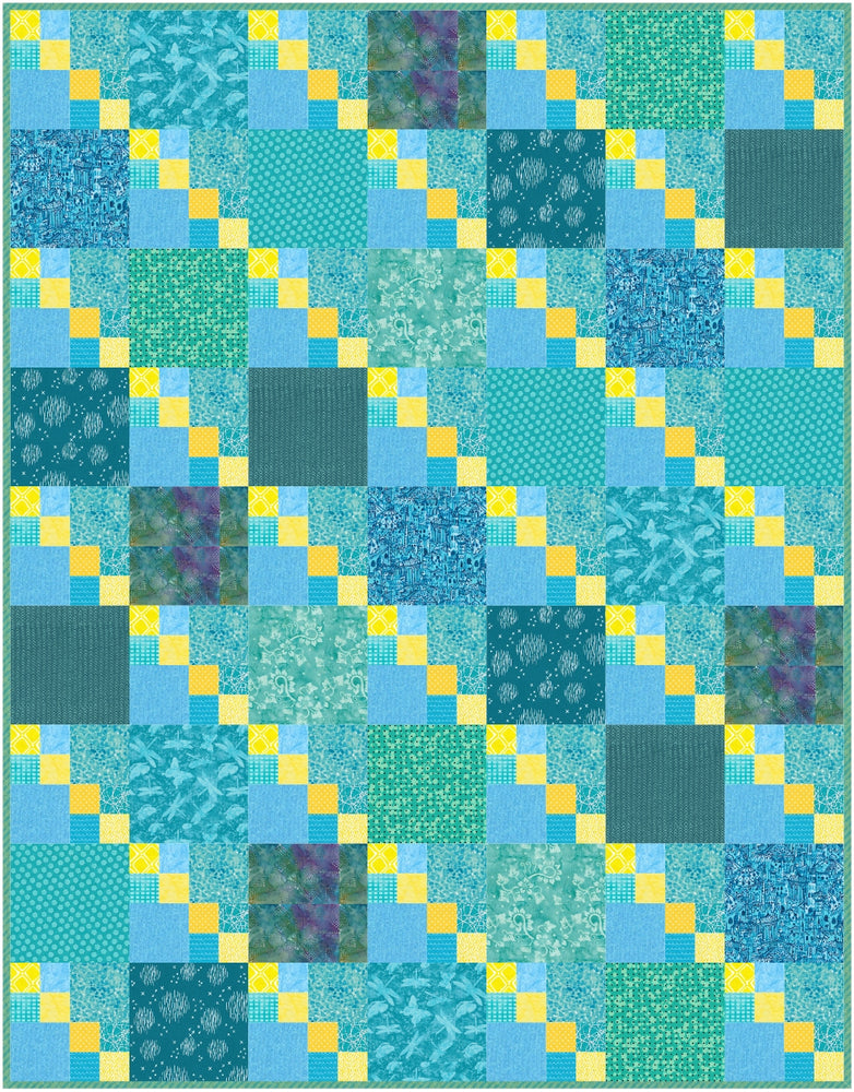 The 28 Day Quilt Plan 02 - Alternating 4-patches