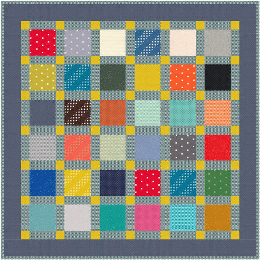 Sashed Squares - using 5" squares