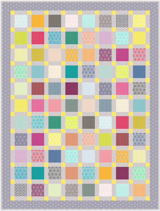 Sashed Squares - using 5" squares